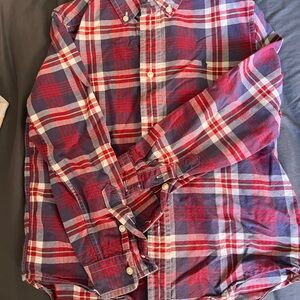 ralph lauren gently worn button down shirt